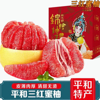 栀舒 特大果 福建平和 三红柚 三红蜜柚 4.5斤装 1-2个