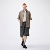 GU 男装Dry暗门襟衬衫5分袖吸汗速干易打理2026年夏新B359762