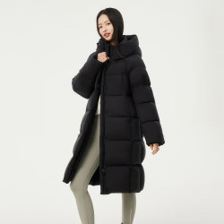 坦博尔 高充绒量连帽羽绒服女