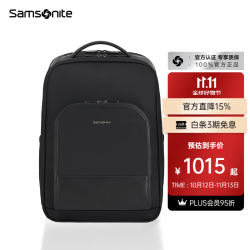 新秀丽 NV6*09009 双肩包 黑色