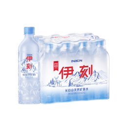 伊利 伊刻 长白山天然矿泉水 500ml*12瓶