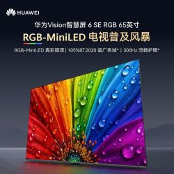 华为 Vision智慧屏6 SE RGB 65英寸RGB-MiniLED真彩画质液晶电视