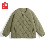 名创优品 夹棉翻领棉服