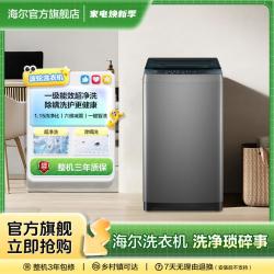 海尔 波轮洗衣机小型全自动8KG家用洗脱一体Z10D0一级能效宿舍租房