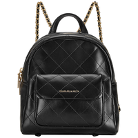 CHARLES & KEITH CHARLES&KEITH菱格链条双肩包手提包生日开学礼物送女友CK2-60671924