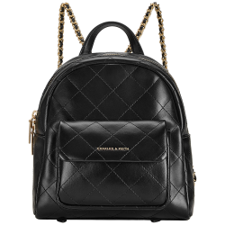 CHARLES & KEITH CHARLES&KEITH菱格链条双肩包手提包生日开学礼物送女友CK2-60671924