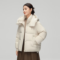 88VIP：雪中飞 2026冬新款女士短款羽绒服可脱卸帽简约舒适保暖韩版甜美
