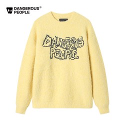 Dangerous People Dangerouspeople薛之谦dsp宽松百搭圈圈纱时尚潮圆领毛衣针织衫