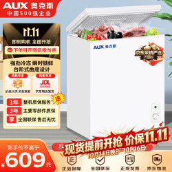 奥克斯 BD/BC-150A206D 单温冷柜 150L 卧式冰柜