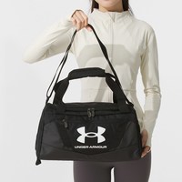 安德玛 卡其色行李包女2026新款训练健身包游泳包独立鞋仓挎包拎包
