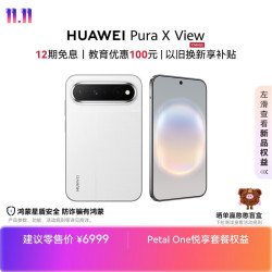 华为 Pura X View 手机 12GB+512GB 零度白