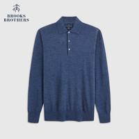 Brooks Brothers [100%羊毛]Brooks Brothers/布克兄弟男士26冬新款翻领长袖针织衫