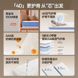 NordicBaby北欧宝贝 实木可移动拼接 婴儿床