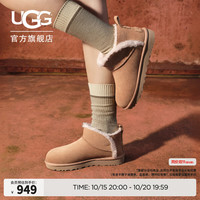 UGG 冬季新款女士平底经典超短靴毛毛雪地靴 1184114