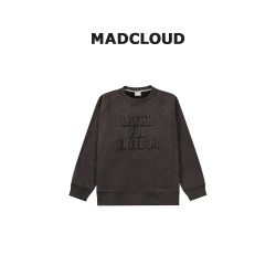 MAD官方 | 亨斯曼Carbon绒面磨毛抗菌冬季加厚打底男圆领加绒卫衣