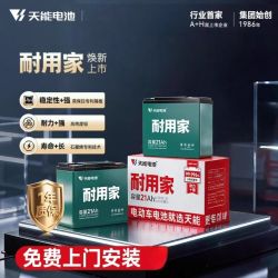 天能 耐用家电动车铅酸电池48V60V72V正品上门安装