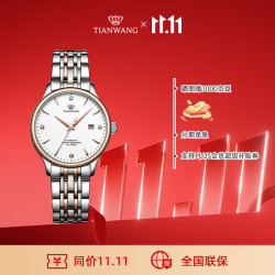 天王 昆仑系列 32毫米自动上链腕表 LS5876TP.D.TP.W