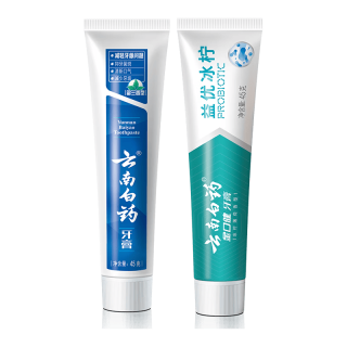 云南白药牙膏 45g+45g