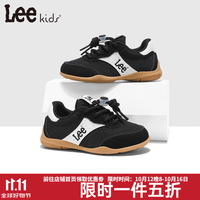 Lee 真五折！儿童户外休闲德训鞋 黑色