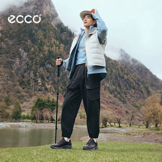爱步 RECEPTO 耐磨户外登山鞋 黑色 39码