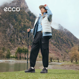 爱步 RECEPTO 耐磨户外登山鞋 黑色 39码