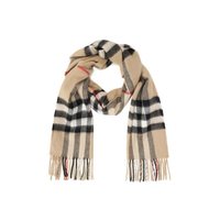 BURBERRY 巴宝莉格纹绵羊毛围巾 男女款