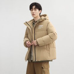 YAYA 鸭鸭正品新款羽绒服短款冬季连帽时尚潮流休闲宽松保暖外套
