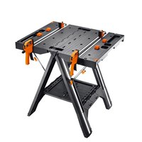 威克士 多功能工作工具台WX051 移动便携式木工操作台锯台折叠工具