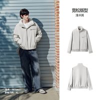 森马 羊毛科技棉服秋冬座山雕外套毛领翻领男2026新款底特律夹克