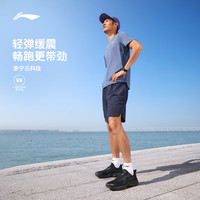 李宁 轻驰丨跑步鞋男鞋秋冬新款网面透气轻便软底减震休闲运动鞋子