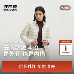 波司登 户外轻暖鹅绒排骨条羽绒服