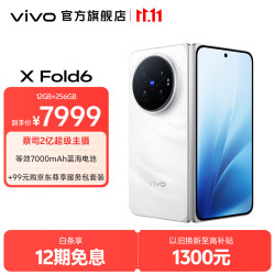vivo X Fold6 5G折叠手机 12GB+256GB 盐湖