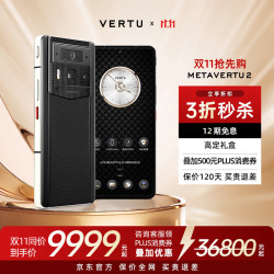 VERTU META AI智能体 浅金款-巴黎钉墨玉黑 12GB+1TB 5G手机