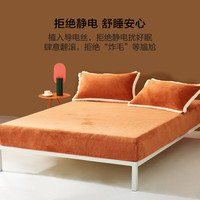 百丽丝 抗静电暖绒床单床笠 棉花糖 150cm*200cm