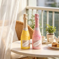 悠蜜 生态气泡酒 玫瑰荔枝味375ml+香柚味375ml