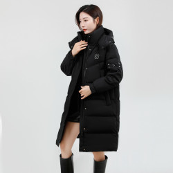 雪中飞 2026冬新款女士中长款羽绒服可拆卸帽运动时尚保暖