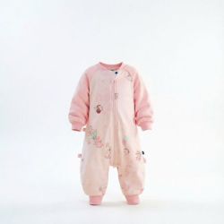 babycare 新生婴儿秋冬 舒睡分腿睡袋防踢包被 哆咔星梦厚夹棉款（多尺码可选）