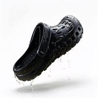 EQLZ 101 CLOGS 宽楦厚底轻便 幽灵黑 洞洞鞋