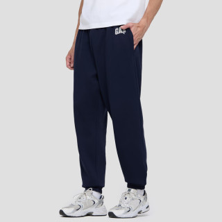 Gap 男装秋季款抓绒松紧腰针织束脚裤运动裤长裤美版500382 海军蓝