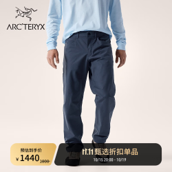 始祖鸟 KRAGG COTTON PANT 男子 休闲长裤 BLACK SAPPHIRE/蓝黑色 32