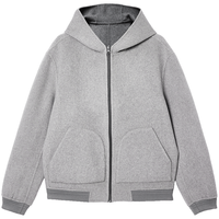 JACK&JONES 225427030 双面穿绵羊毛男士大衣