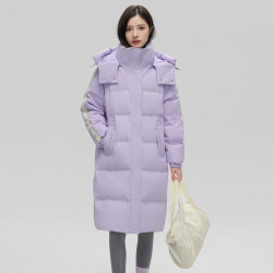 雪中飞 2026春冬新款女士长款羽绒服韩版温柔气质简约休闲时尚保暖