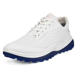 ECCO 爱步 男士 Lt1 高尔夫球鞋 White Blue 39.5/40 EU