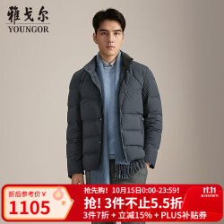 雅戈尔 [商场同款]羽绒服男士秋冬品质混纺复合面料鹅绒充绒温暖舒适2026