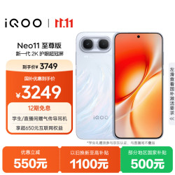 vivo iQOO Neo11至尊版 手机 12GB+512GB 乘风