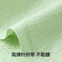 有棵树 10A抗菌纯棉裆 薄雾绿+浅灰+沙丁紫 XL 女士内裤