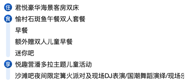 三亚海棠湾君悦酒店 君悦豪华海景客房双床2晚(连住)