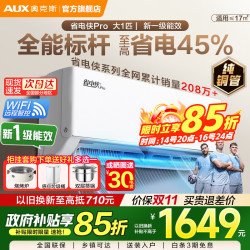 奥克斯 省电侠Pro系列 KFR-26GW/BpR3AES1(B1) 新一级能效 壁挂式空调 1匹