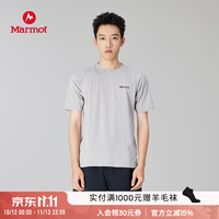 土拨鼠 Climb Skin 吸湿排汗 灰色 M 男款户外T恤