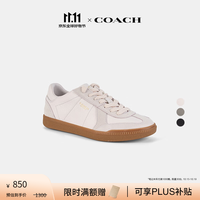 COACH 秋季女士女鞋ELLIS运动平底鞋德训鞋通勤休闲男女同款 亮白色 37.5